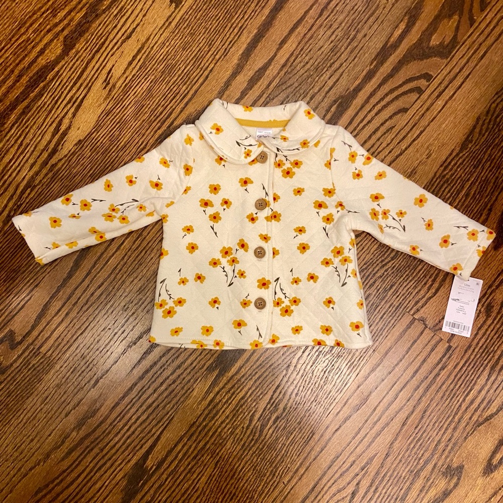 Carter’s baby girl jacket NWT